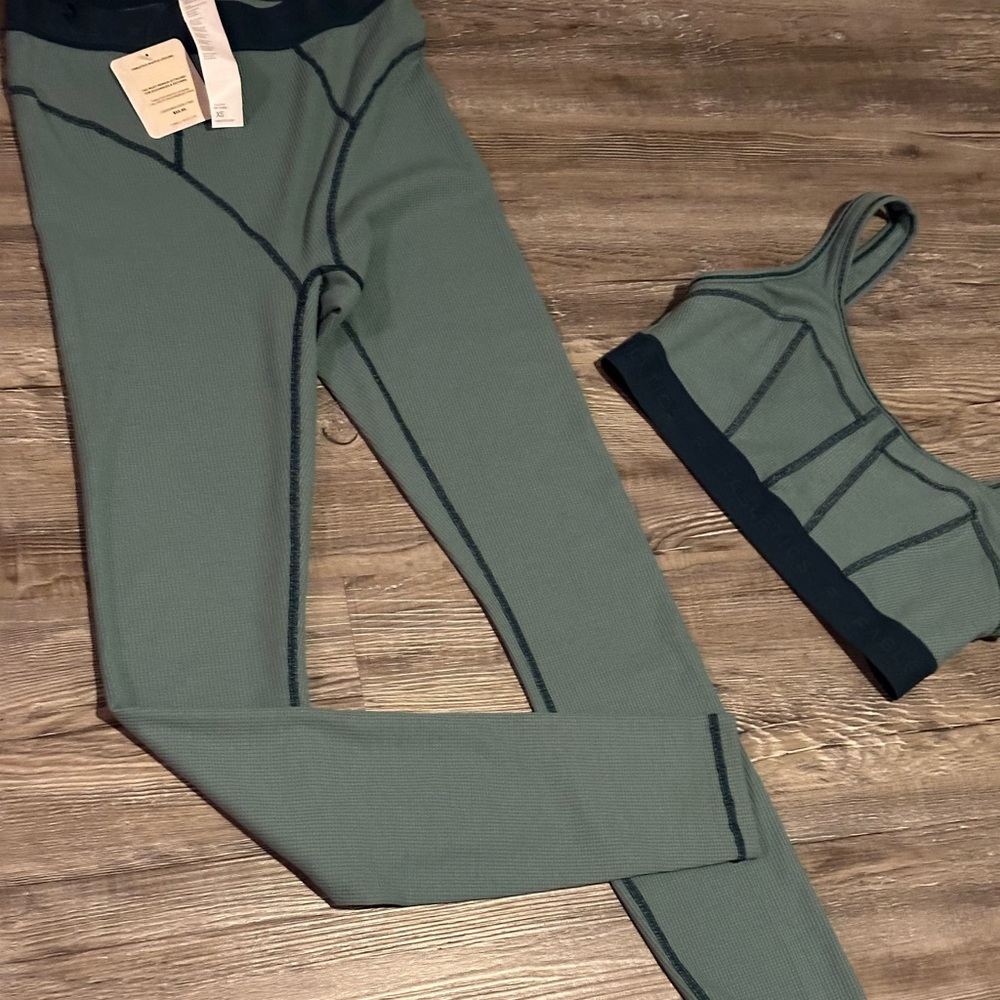 Fabletics Teal and Navy Activewear